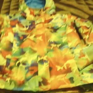 Vibrant Camouflage Women's Ski Jacket